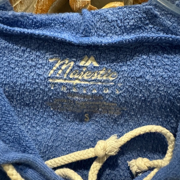 Majestic Blue Kansas City Royals Baseball Hoodie- size S - Picture 4 of 5